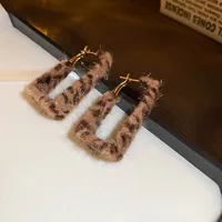 1 Pair Casual Artistic Commute Leopard Cloth Earrings Ear Studs main image 9