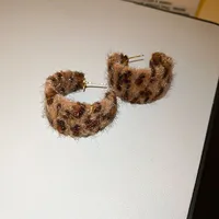 1 Pair Casual Artistic Commute Leopard Cloth Earrings Ear Studs main image 8