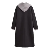 Women's Casual Streetwear Solid Color 2 In 1 Single Breasted Zipper Coat Coat main image 6