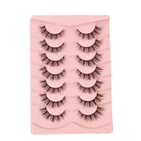 Popular Flat False Eyelashes 7 Pairs Of Eyelashes Eye Tail Lengthened Natural Fluffy Eyelashes  Wholesale main image 5