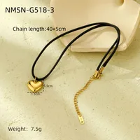 Classic Style Heart Shape 304 Stainless Steel Women's Pendant Necklace sku image 15