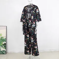Holiday Beach Women's Vacation Beach Star Coconut Tree Mermaid Polyester Pants Sets Pants Sets main image 3