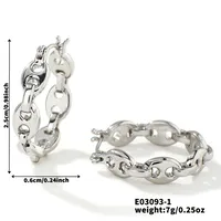 1 Pair Glam Simple Style Shiny Geometric Inlay Copper Zircon K Gold Plated Earrings sku image 2