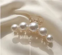 Women's Simple Style Classic Style Solid Color Arylic Inlay Pearl Hair Claws sku image 1