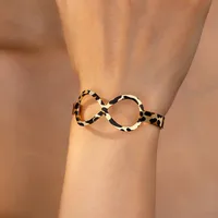 Elegant Retro Leopard Iron Wholesale Bangle main image 1
