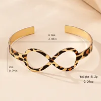 Elegant Retro Leopard Iron Wholesale Bangle main image 2