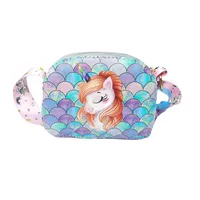 Girl'S Medium Pu Leather  Cute Square Zipper Shoulder Bag Crossbody Bag main image 4