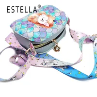 Girl'S Medium Pu Leather  Cute Square Zipper Shoulder Bag Crossbody Bag main image 5