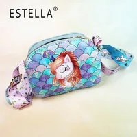 Girl'S Medium Pu Leather  Cute Square Zipper Shoulder Bag Crossbody Bag sku image 3