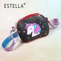 Girl'S Medium Pu Leather  Cute Square Zipper Shoulder Bag Crossbody Bag sku image 4