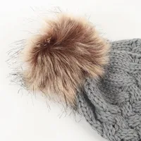 Children Unisex Basic Simple Style Solid Color Wool Cap main image 3