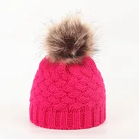 Children Unisex Basic Simple Style Solid Color Wool Cap sku image 3