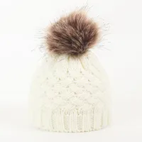 Children Unisex Basic Simple Style Solid Color Wool Cap sku image 4