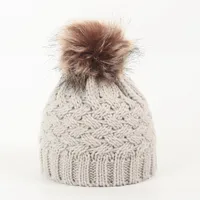 Children Unisex Basic Simple Style Solid Color Wool Cap sku image 5
