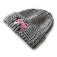 Children Unisex Cute Sweet Bow Knot Wool Cap sku image 5