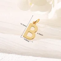 1 Piece Copper Letter Pendant sku image 2