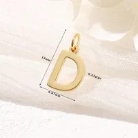 1 Piece Copper Letter Pendant sku image 4