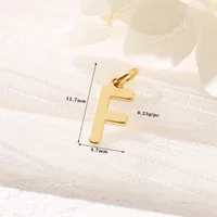 1 Piece Copper Letter Pendant sku image 6