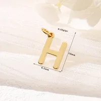 1 Piece Copper Letter Pendant sku image 8