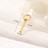 1 Piece Copper Letter Pendant sku image 9