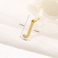 1 Piece Copper Letter Pendant sku image 10