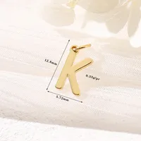1 Piece Copper Letter Pendant sku image 11