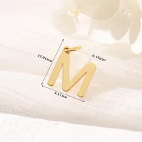 1 Piece Copper Letter Pendant sku image 13