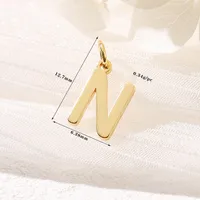 1 Piece Copper Letter Pendant sku image 14