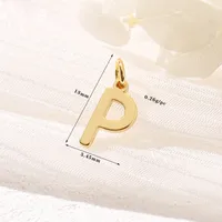 1 Piece Copper Letter Pendant sku image 16