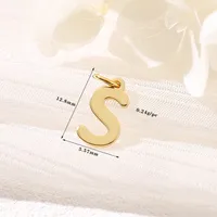 1 Piece Copper Letter Pendant sku image 19