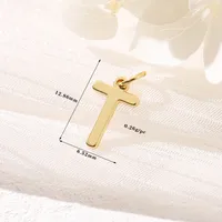 1 Piece Copper Letter Pendant sku image 20