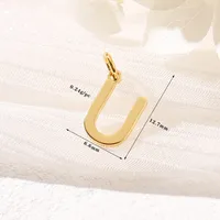 1 Piece Copper Letter Pendant sku image 21