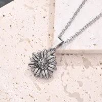 1 Pc/Package 18x12.5mm 21x18mm 25x21.5mm 7x3mm 304 Stainless Steel Flower Daisy Polished Jewelry Accessories Pendant main image 2