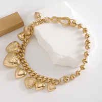 Casual Glam Classical Heart Shape Alloy Women's Bracelets Necklace main image 5