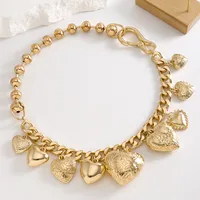 Casual Glam Classical Heart Shape Alloy Women's Bracelets Necklace main image 3