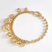 Casual Glam Classical Heart Shape Alloy Women's Bracelets Necklace main image 2
