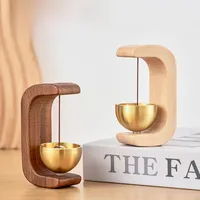 Dopamine Wind Bell Door-attracting Magnetic Wooden Doorbell Shop Door-in-door Reminder Bell New Chinese Decoration main image 1