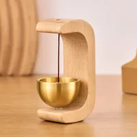 Dopamine Wind Bell Door-attracting Magnetic Wooden Doorbell Shop Door-in-door Reminder Bell New Chinese Decoration main image 4