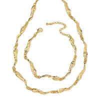 Simple Style Commute Geometric Alloy Plating Women's Bracelets Necklace main image 2