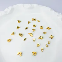 7mm  304 Stainless Steel Letter Pendant main image 4