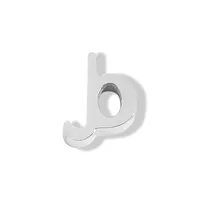 7mm  304 Stainless Steel Letter Pendant sku image 2
