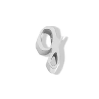 7mm  304 Stainless Steel Letter Pendant sku image 7