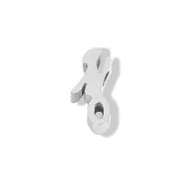 7mm  304 Stainless Steel Letter Pendant sku image 10