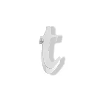 7mm  304 Stainless Steel Letter Pendant sku image 20
