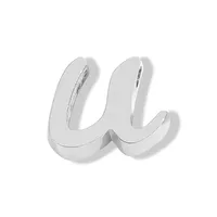 7mm  304 Stainless Steel Letter Pendant sku image 21