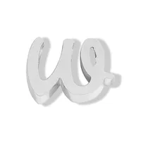 7mm  304 Stainless Steel Letter Pendant sku image 23
