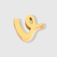 7mm  304 Stainless Steel Letter Pendant sku image 48