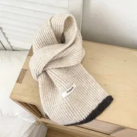 Girl'S Sweet Color Block Patchwork Scarf sku image 6