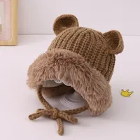 Girl'S Simple Style Classic Style Color Block Wool Cap sku image 4