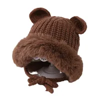 Girl'S Simple Style Classic Style Color Block Wool Cap main image 5